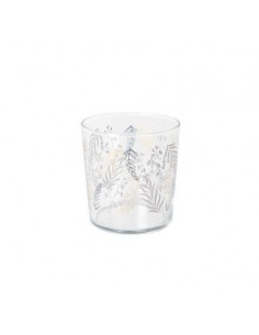 Vaso cristal hojas 34cl Lisis