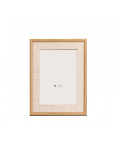 Marco de foto 10x15cm borde madera Leria