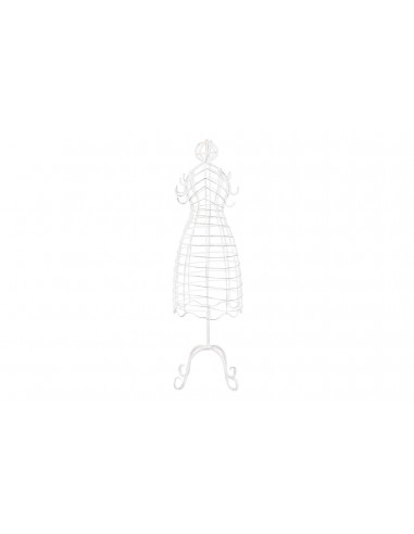 Busto joyero maniquí metal blanco Busto joyero maniquí metal blanco