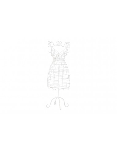 Busto joyero maniquí metal blanco Busto joyero maniquí metal blanco