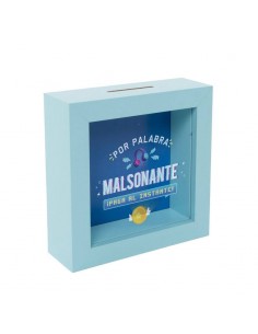 Hucha de madera Palabrotas 2