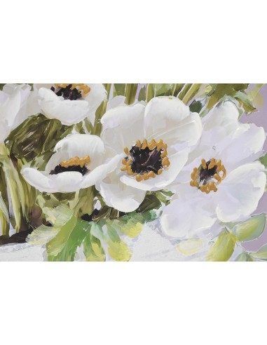 Cuadro lienzo jarrón floral 60x90cm...