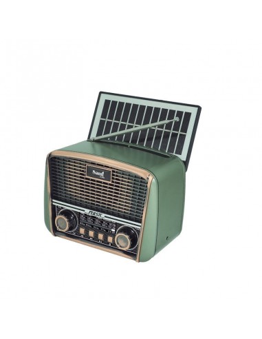 Radio vintage panel solar