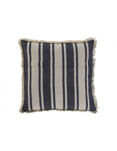 Cojín algodón y poliester rayas con... Cojín algodón y poliester rayas con...