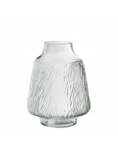 Jarrón cristal estriado... 2