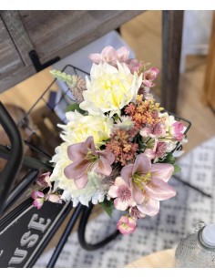 Ramo bouquet mixto rosa 40cm