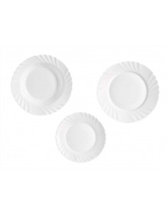Vajilla blanca relieve 18... 2