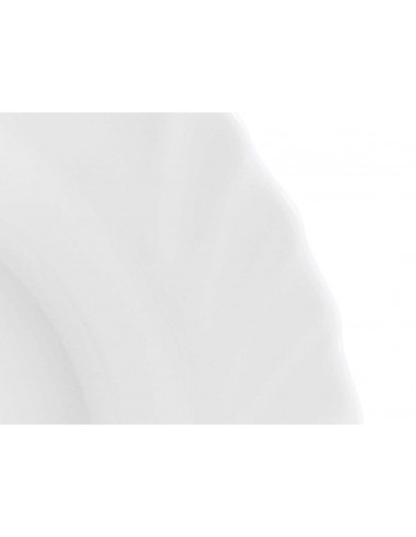 Vajilla blanca relieve 18 piezas Obis Vajilla blanca relieve 18 piezas Obis