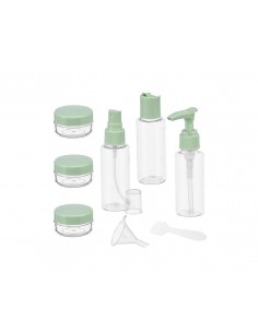 Set botes de viaje verde