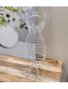Busto joyero maniquí metal...