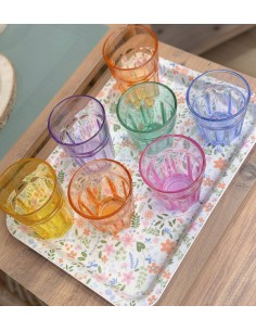 Vaso cristal color 300ml Dean 2