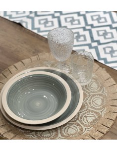 Plato llano azul 27cm Sintra