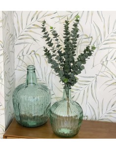 Damajuana rayada de vidrio...