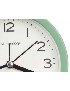 Reloj de pared redondo verde 2