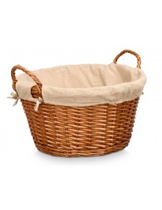 Cesta mimbre redondo con...