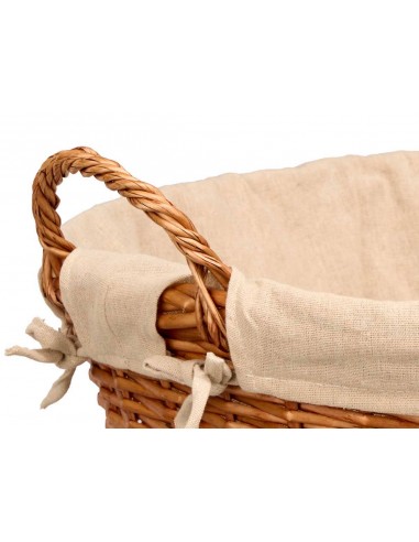 Cesta mimbre redondo con asas Idara