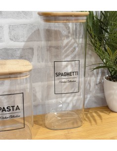 Bote alto tapa bambú 2,1L...