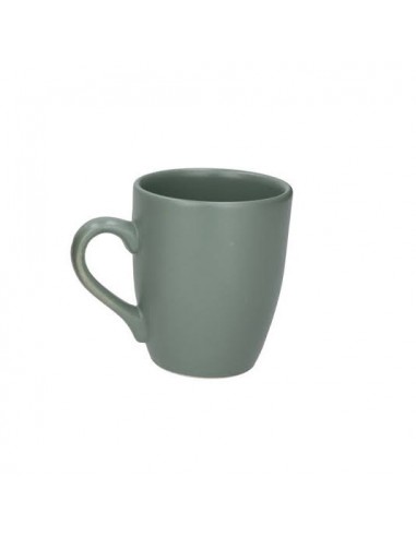 Taza cerámica verde 360ml Ondara