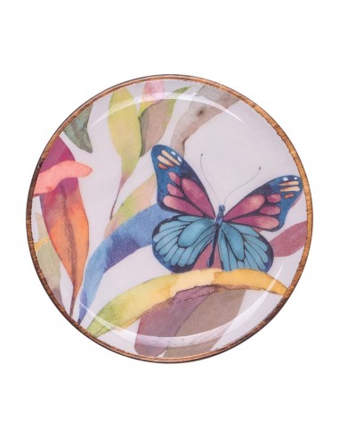 Bandeja decorativa redonda Butterfly