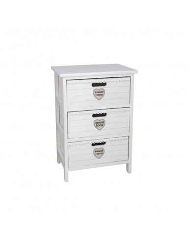 Mesita de noche 3 cajones madera... Mesita de noche 3 cajones madera...