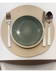 Salvamantel redondo algodón...