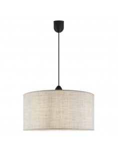 Lámpara techo metálica y...