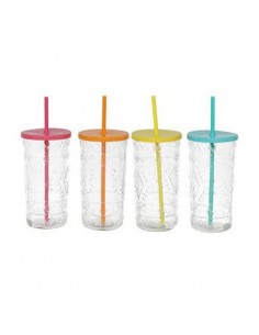 Vaso plástico con cañita... 2