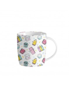 Taza cerámica blanca 350ml...