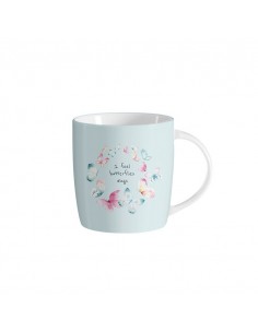 Taza cerámica azul 350ml...
