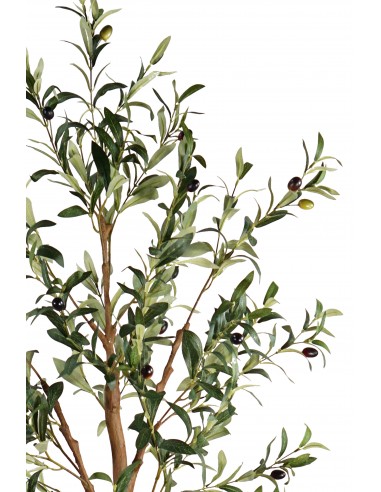 Olivo artificial con maceta negra...