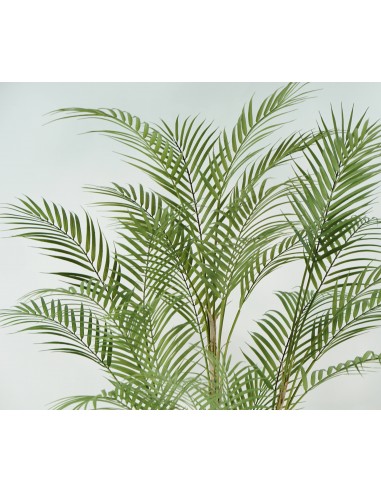 Palmera artificial con maceta negra...