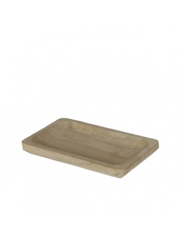 Badeja madera rectangular 25cm Creta