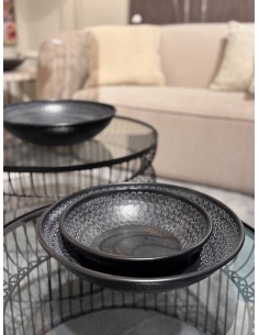 Centro de mesa negro Taimura