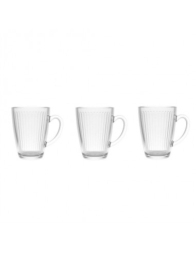 Set 3 tazas café vidrio transparente...