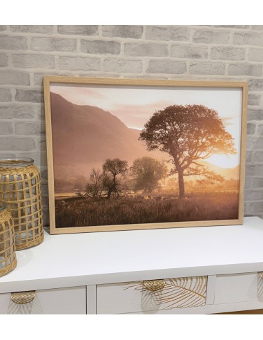 Cuadro con marco de madera 52cm...