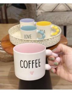 Taza pocelana mensaje...