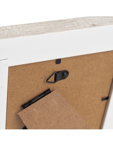 Marco de foto 10x15cm beige y marrón... Marco de foto 10x15cm beige y marrón...