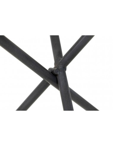 Mesa auxiliar metal y bambú Nelea Mesa auxiliar metal y bambú Nelea