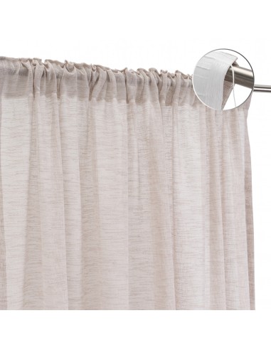 Cortina visillo beige 140x260cm Cala