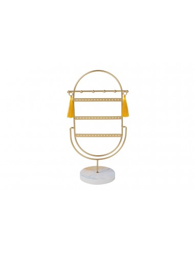 Soporte joyero metal dorado 34cm Sarosa