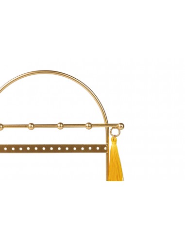 Soporte joyero metal dorado 34cm Sarosa