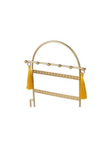 Soporte joyero metal dorado 34cm Sarosa
