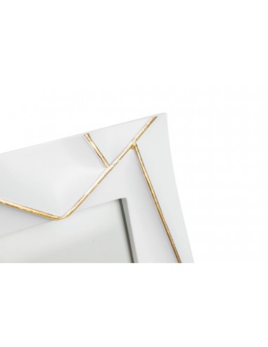 Marco de foto 10x15cm resina blanco y... Marco de foto 10x15cm resina blanco y...