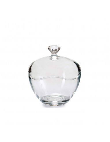 Bombonera cristal con tapa Dina