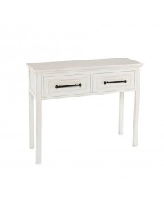 Consola de madera 2 cajones... 2