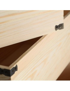 Caja de madera con asa y... 2