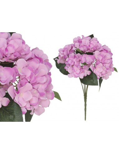 Ramo hortensia violeta 46cm