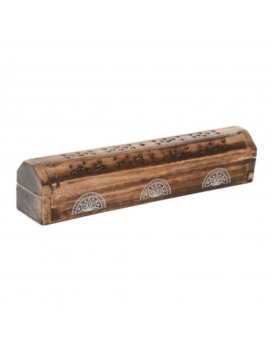 Caja incensario madera y set 10...