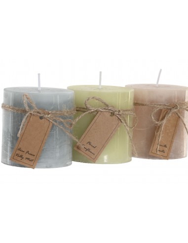 Vela aromática redonda con cuerda 7cm...