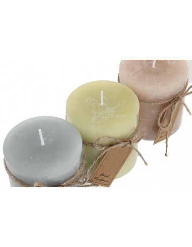 Vela aromática redonda con cuerda 7cm...